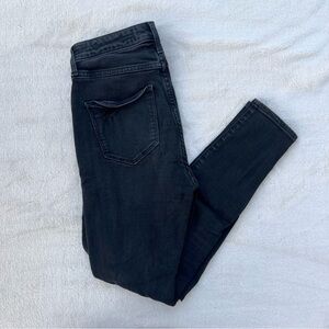 Black Hollister Distressed Skinny Jeans